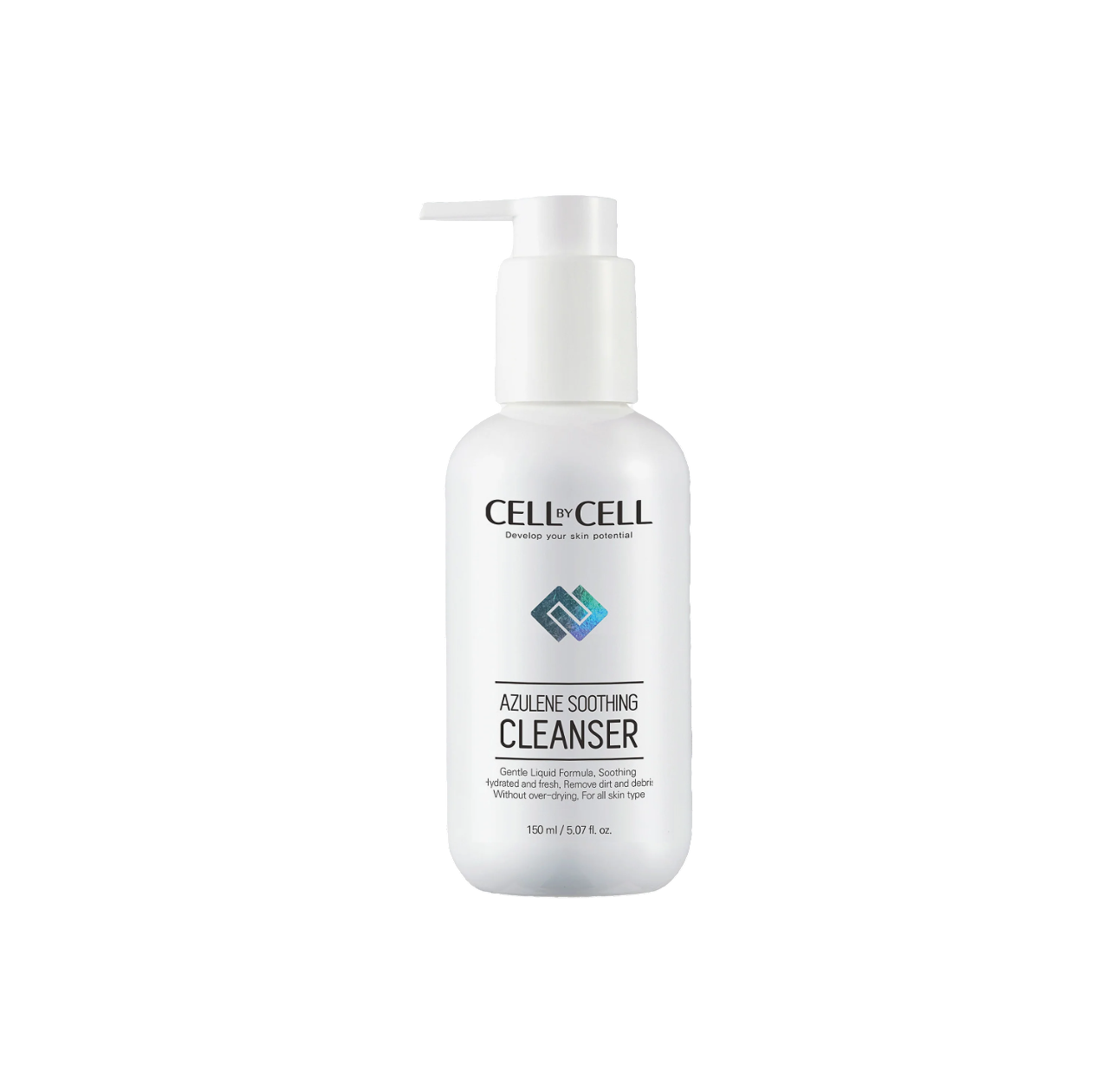Cell By Cell Cell By Cell, Azulene, Beseitigt Unreinheiten, Reinigungsschaum, 150 ml Regular