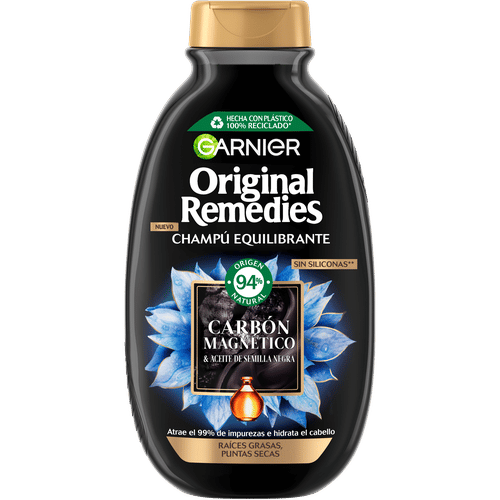 GARNIER GARNIER Original Remedies Carbón Magnético Shampoo 250 ml Kosmetik