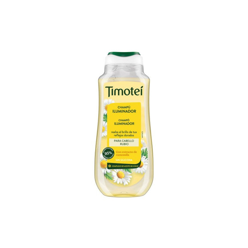 Timotei Champu Con Extracto De Camomila Realza El Brillo Para Cabello Rubio 300ml