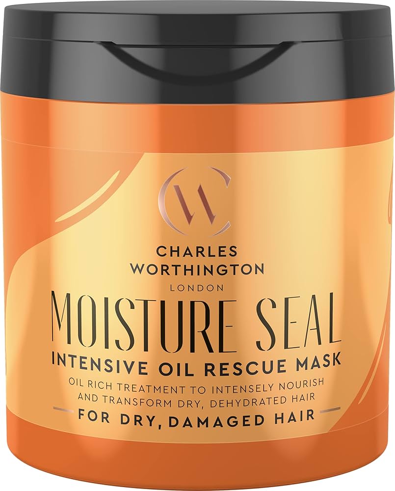 Charles Worthington Moisture Seal Intensive Crememaske – Intensive Feuchtigkeit für trockenes Haar, 160 ml