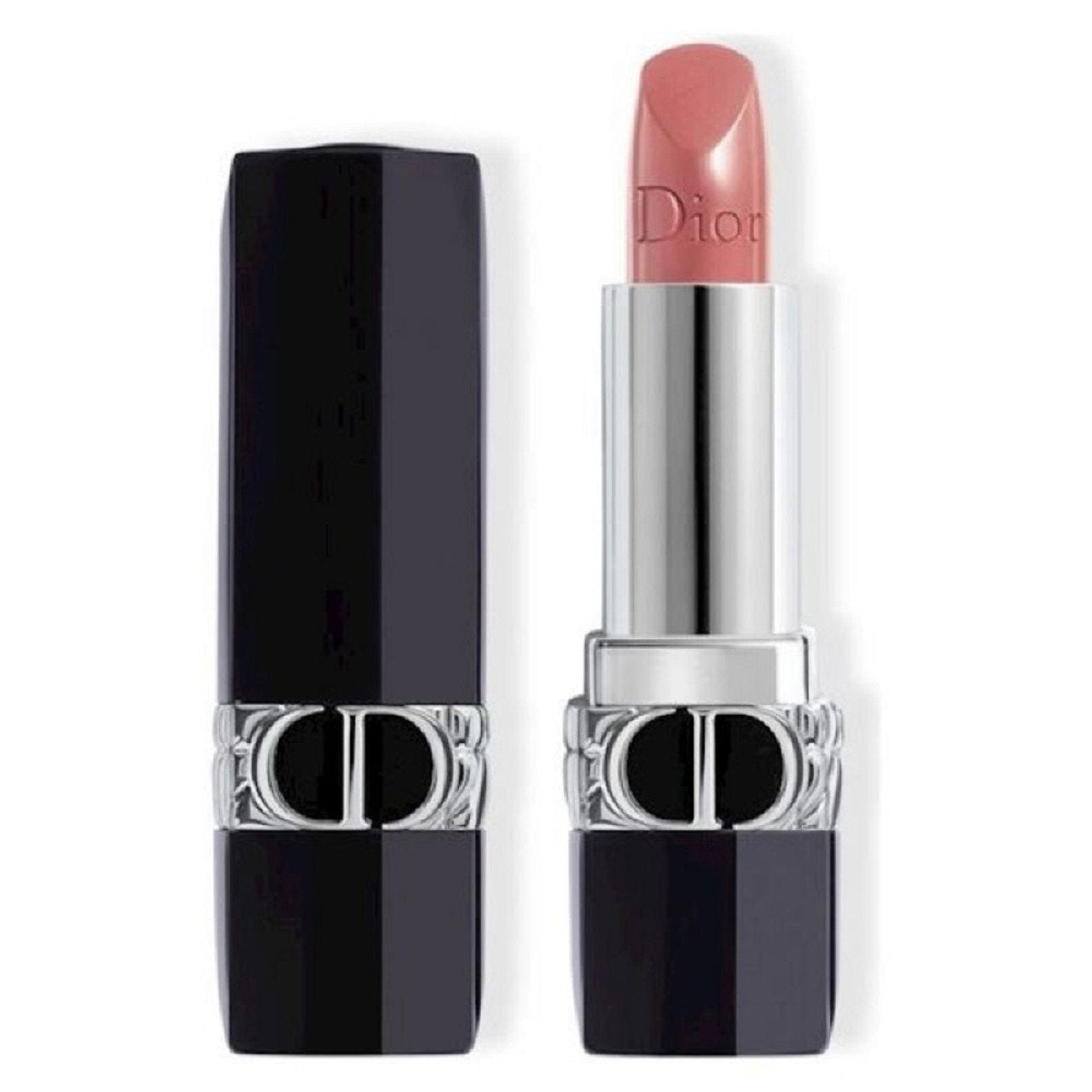 Christian Dior Christian Dior, Dior Rouge, Jojoba, Seidenmatt, Creme-Lippenstift, 100, Nude-Look, Nachfüllbar, 3.5 g Regular