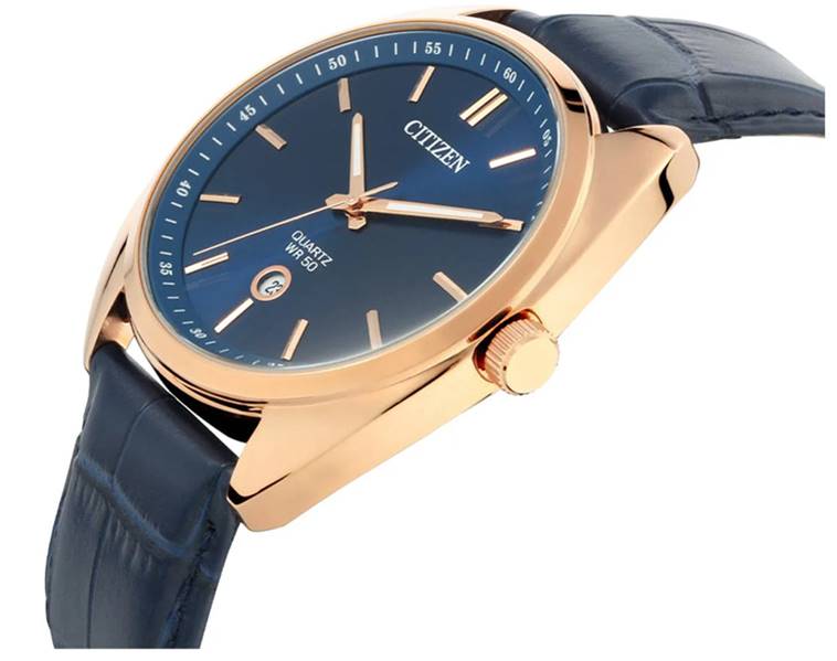 CITIZEN Herren Quarzuhr 42 mm BI5093-01L – Seitenansicht