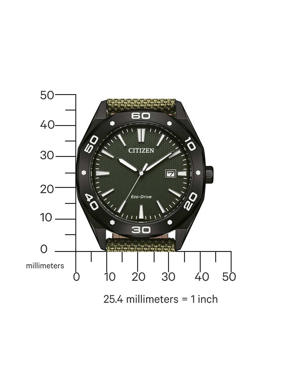 CITIZEN BM7635-01X Analoguhr Armbanduhr 46 mm ansicht-3