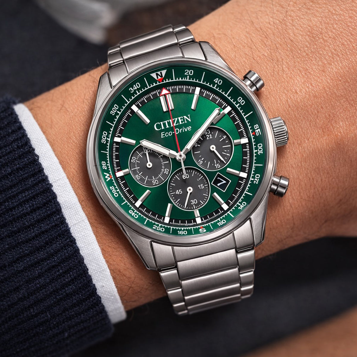 CITIZEN OF COLLECTION AVIATOR CRONO CA4720-52X Armbanduhr ansicht-3