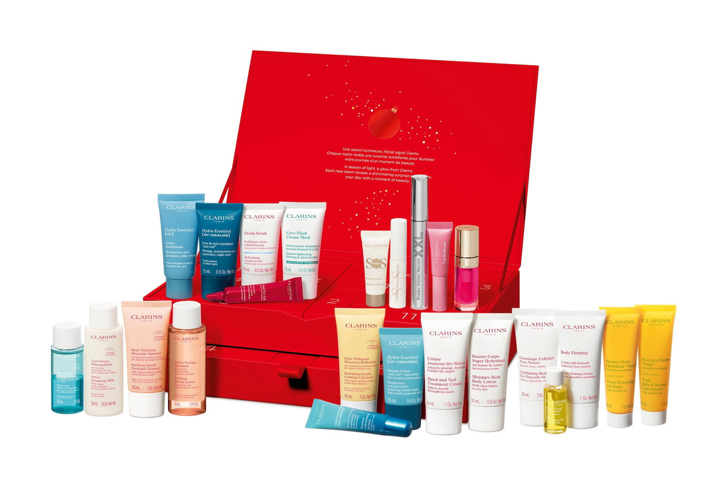 Clarins Clarins, Clarins, Haut, Adventskalender, 24 stk Regular