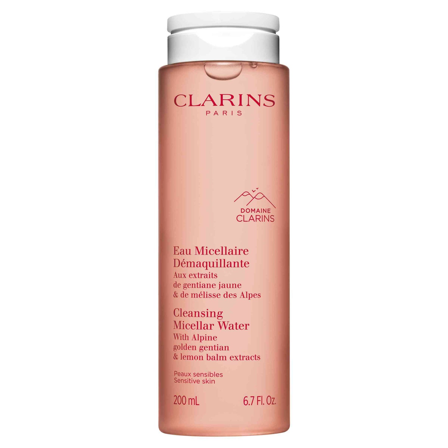 Clarins Clarins, Cleansing Micellar Water, Reinigung, Mizellenwasser, Für empfindliche Haut, 200 ml Regular
