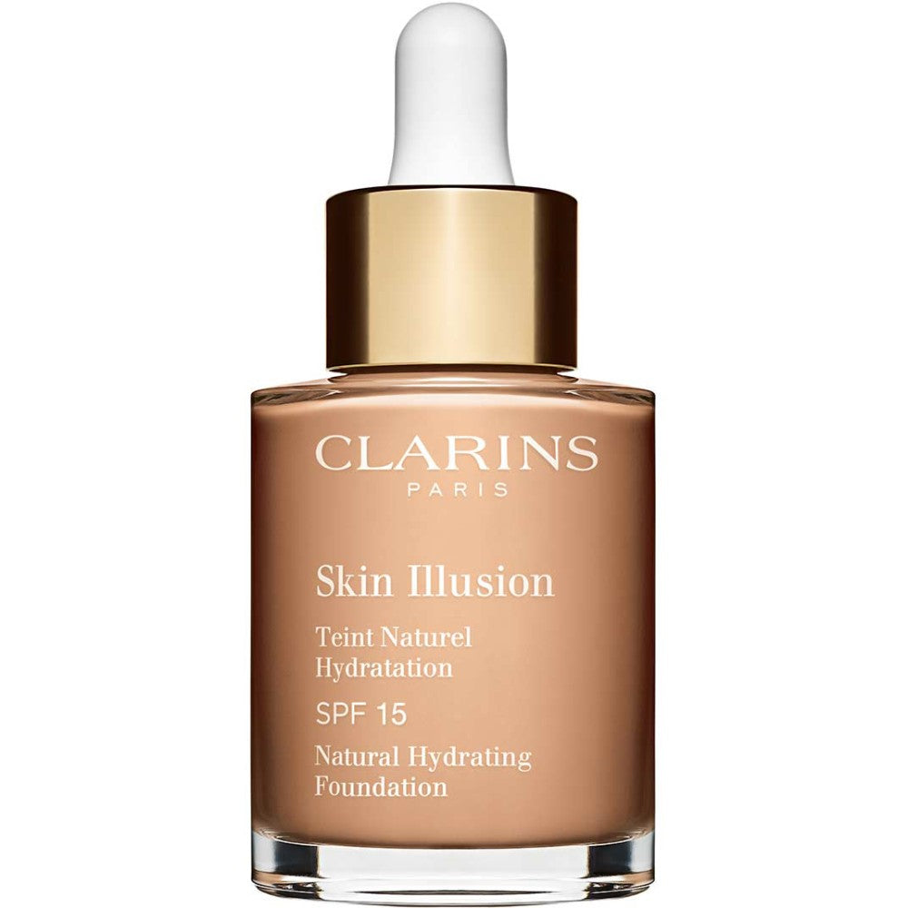 Clarins Clarins, Skin Illusion, Farbkorrektur, Flüssige Grundierung, 108, Sand, SPF 15, 15 ml *Tester