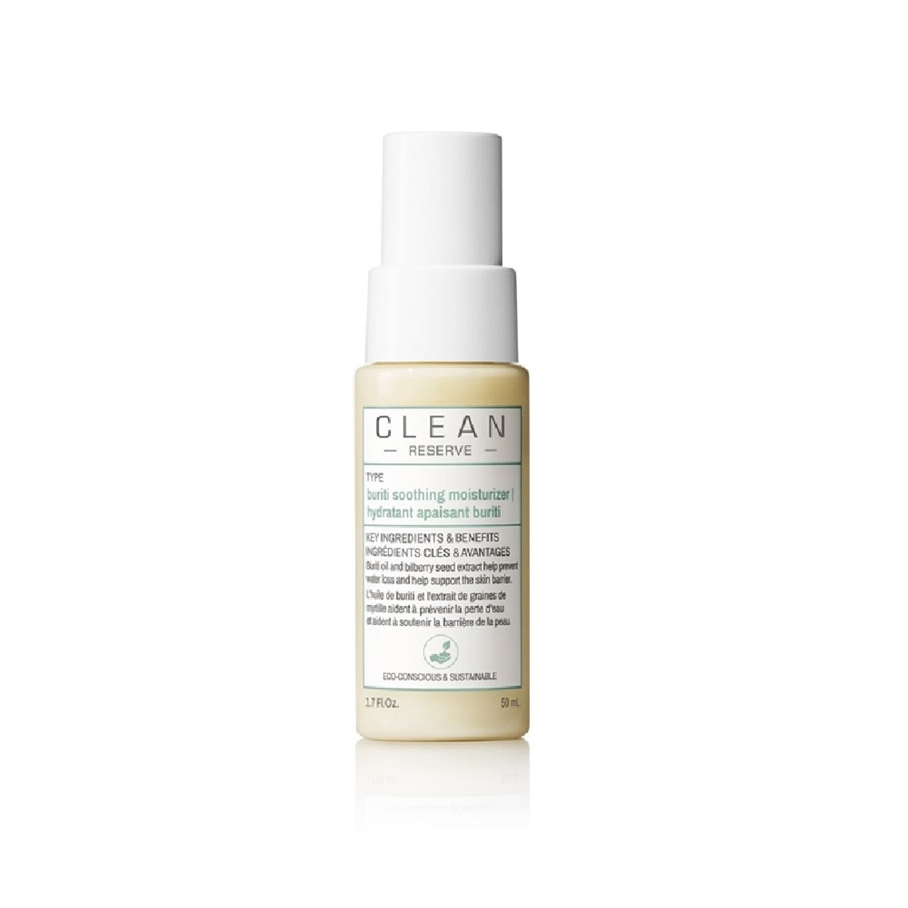 Clean Clean, Reserve, Buriti-Öl, Feuchtigkeitsspendend, Sahne, Für das Gesicht, 50 ml Regular