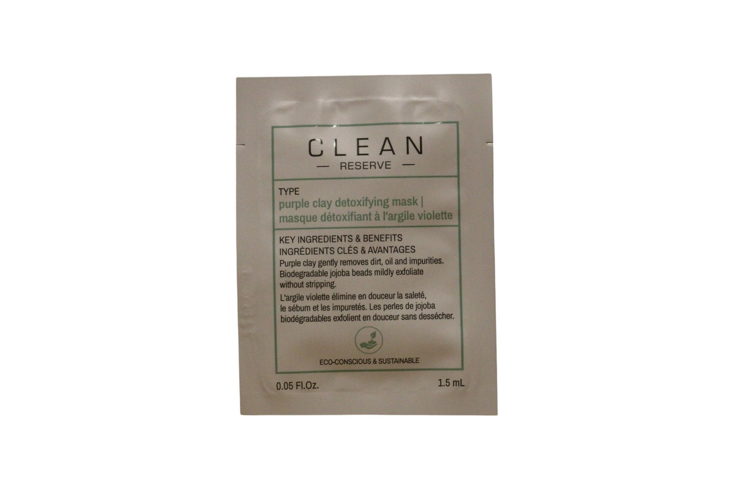 Clean Clean, Reserve - Purple Clay, Entgiftend, Tonerde-Maske, 1.5 ml *Muster Sample