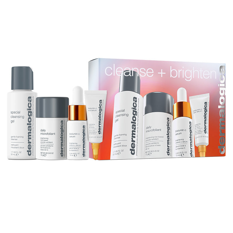 Dermalogica Cleanse + Brighten Set – Sanfte Reinigung & Vitamin C Pflege für strahlende Haut