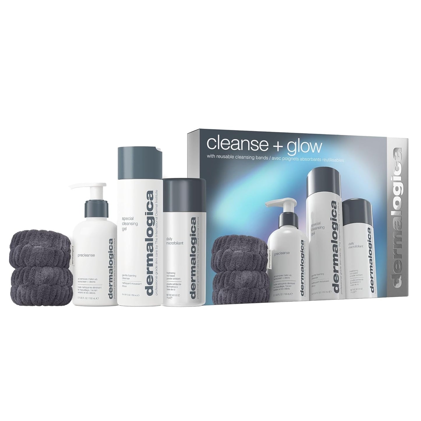 Dermalogica Hautpflegeset Cleanse + Glow Set Dermalogica: Special, Cleansing Gel, For Face, 250 ml + Precleanse, Eliminates I