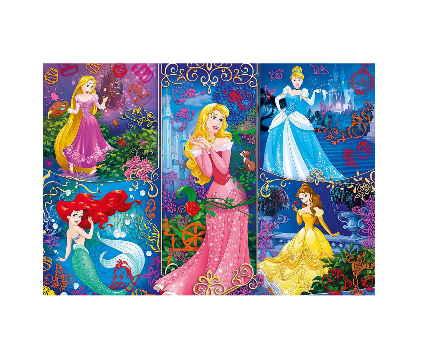 Clementoni, Disney Princess, Disney-Prinzessin, Konstruktionsset, Für Mädchen, 8+ jahre, 104 stk