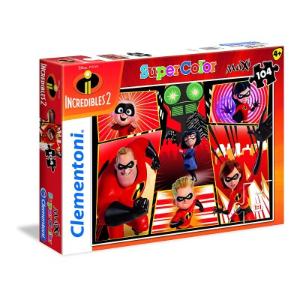 Clementoni Clementoni The Incredibles 2 Puzzle 104 Teile für Kinder ab 6 Jahren Spielzeug / Kreatives Spielzeug / Puzzle