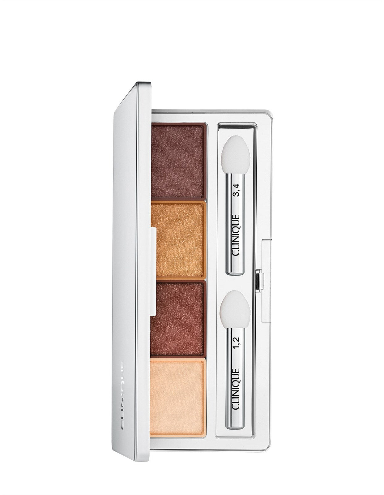 Clinique Clinique, All About Shadow Quad, Lidschattenpalette, 03, Morgen Java, 4, 3.3 g Regular