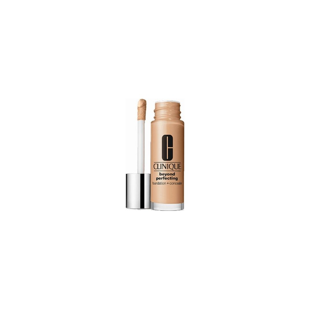 Clinique Clinique, Beyond Perfecting, Parabenfrei, Mattes Finish, Flüssige Grundierung & Concealer 2-in-1, 07, Creme Chamois,