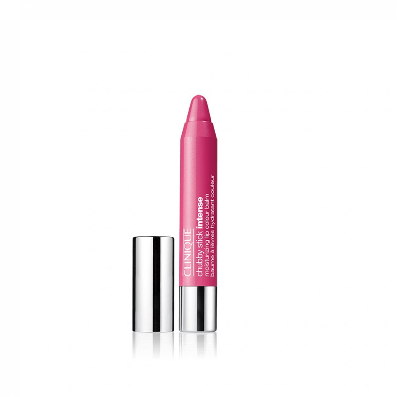 Clinique, Chubby Stick Intense, Feuchtigkeitsspendend, Lippenbalsam, 20, Vollstes Fuchsia, 3 g *Tester