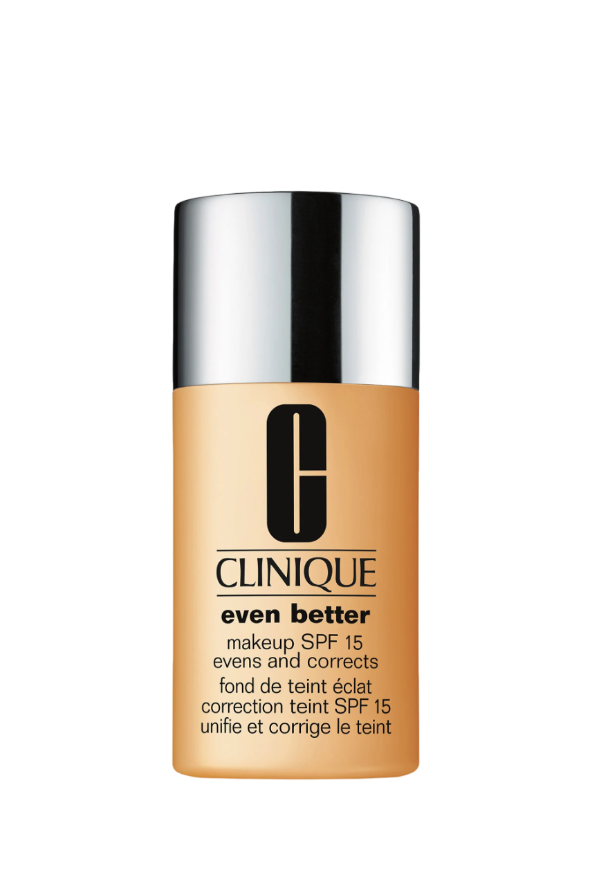 Clinique Clinique, Even Better, Natürliches Finish, Flüssige Grundierung, WN 54, Honigweizen, SPF 15, 30 ml Regular