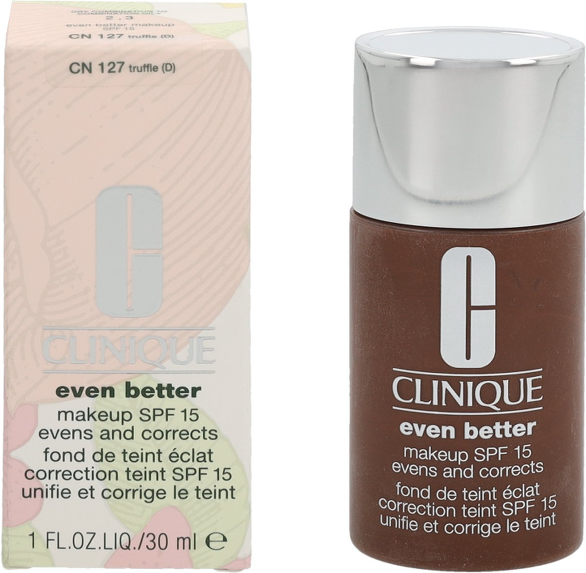 Clinique Clinique, Even Better, Parabenfrei, Hydratisierend, Flüssige Grundierung, CN 127, Trüffel, SPF 15, 30 ml Regular