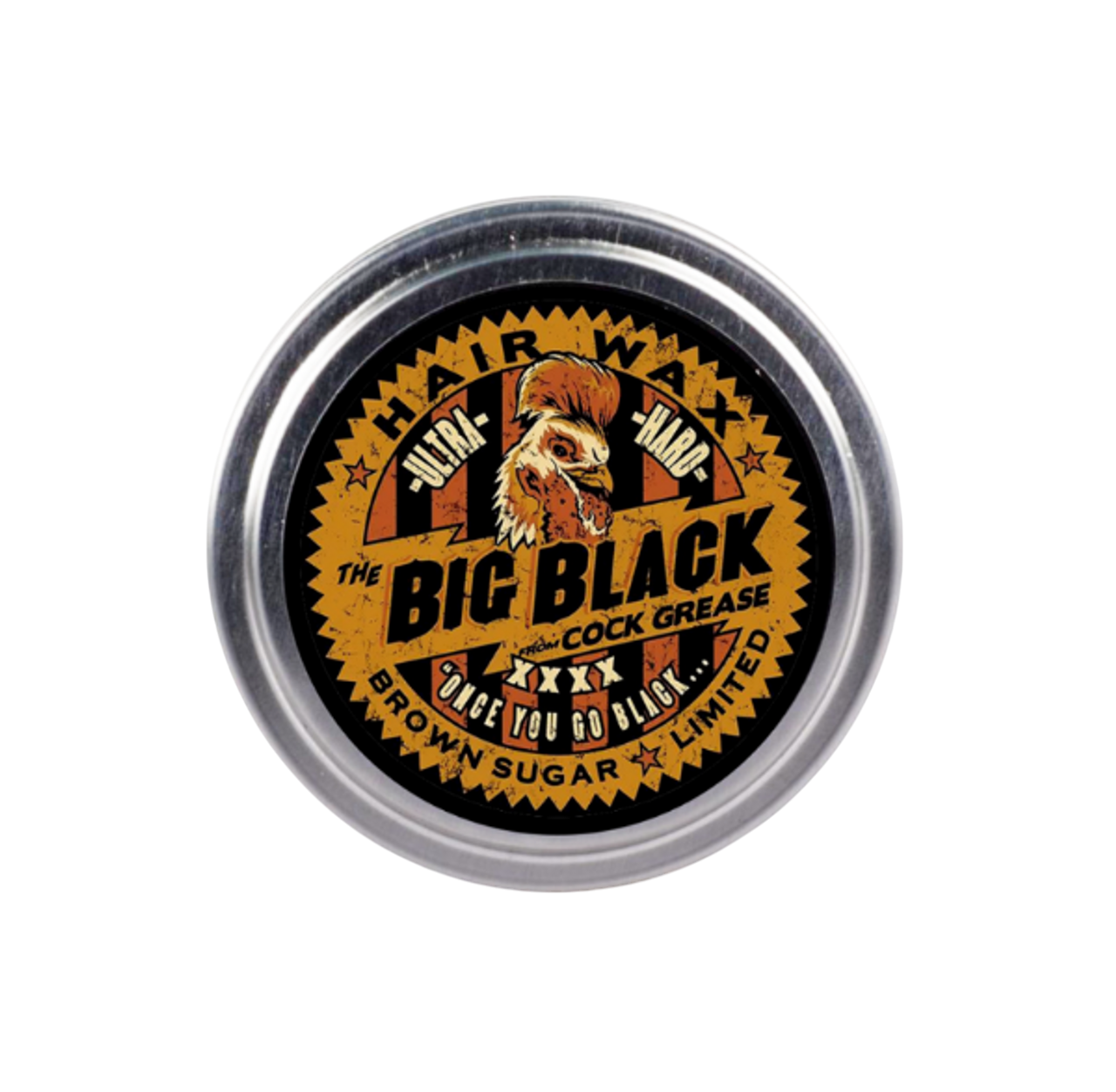 Cock Grease Cock Grease, Ultra Hard The Big Black XXXX, Haarstyling-Pomade, Für Definition und Textur, Fester Halt, 100 g Reg