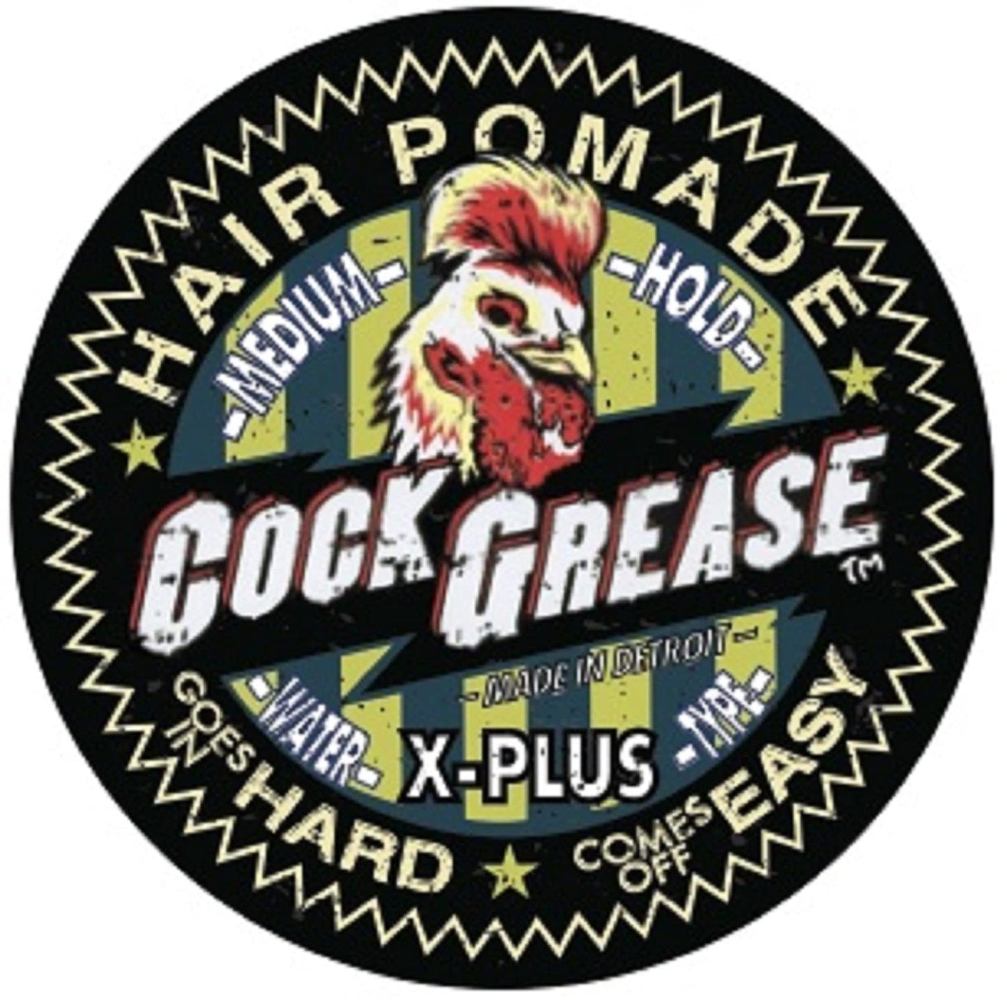 Cock Grease Cock Grease, X Plus, Haarstyling-Pomade, Mattes Finish, Mittlerer Halt, 50 g Regular