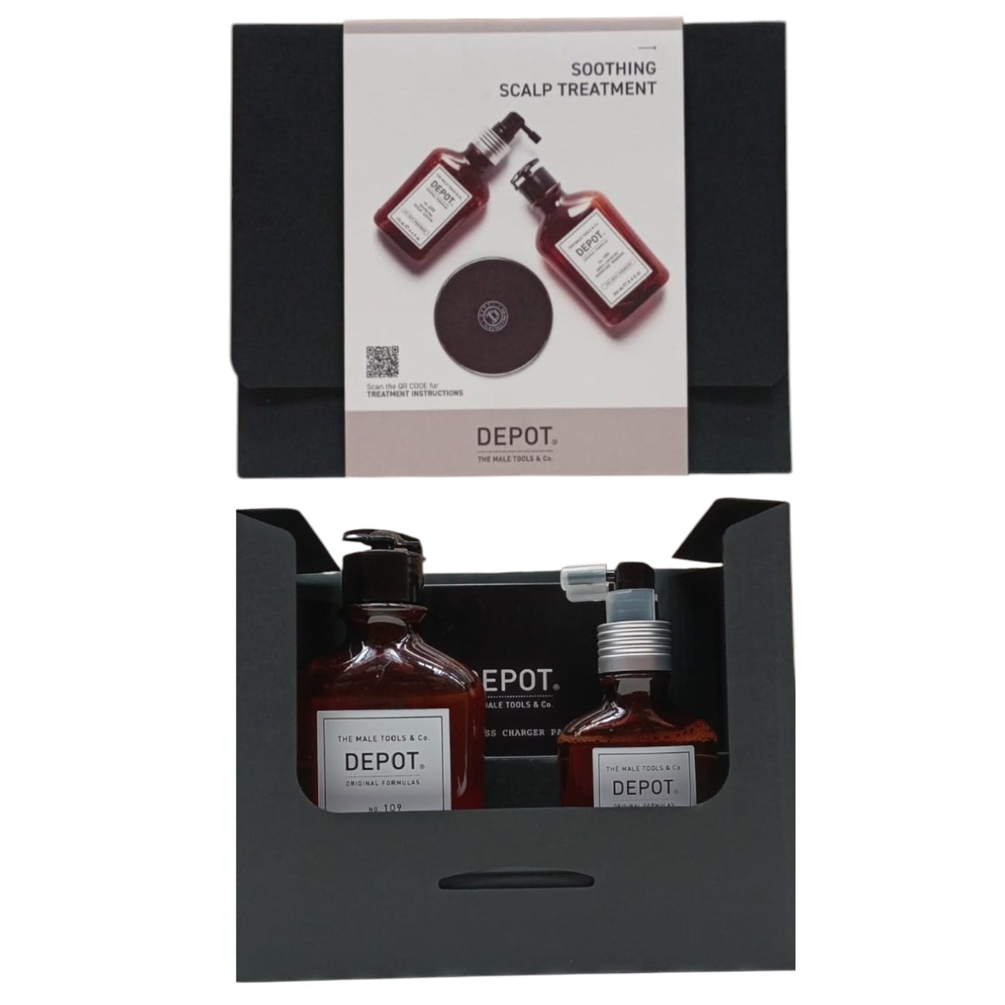 Depot Depot Haarpflegeset G Set mit 200 Hair Treatments No. 209 100 ml und 100 Hair Cleansing Bodylotion