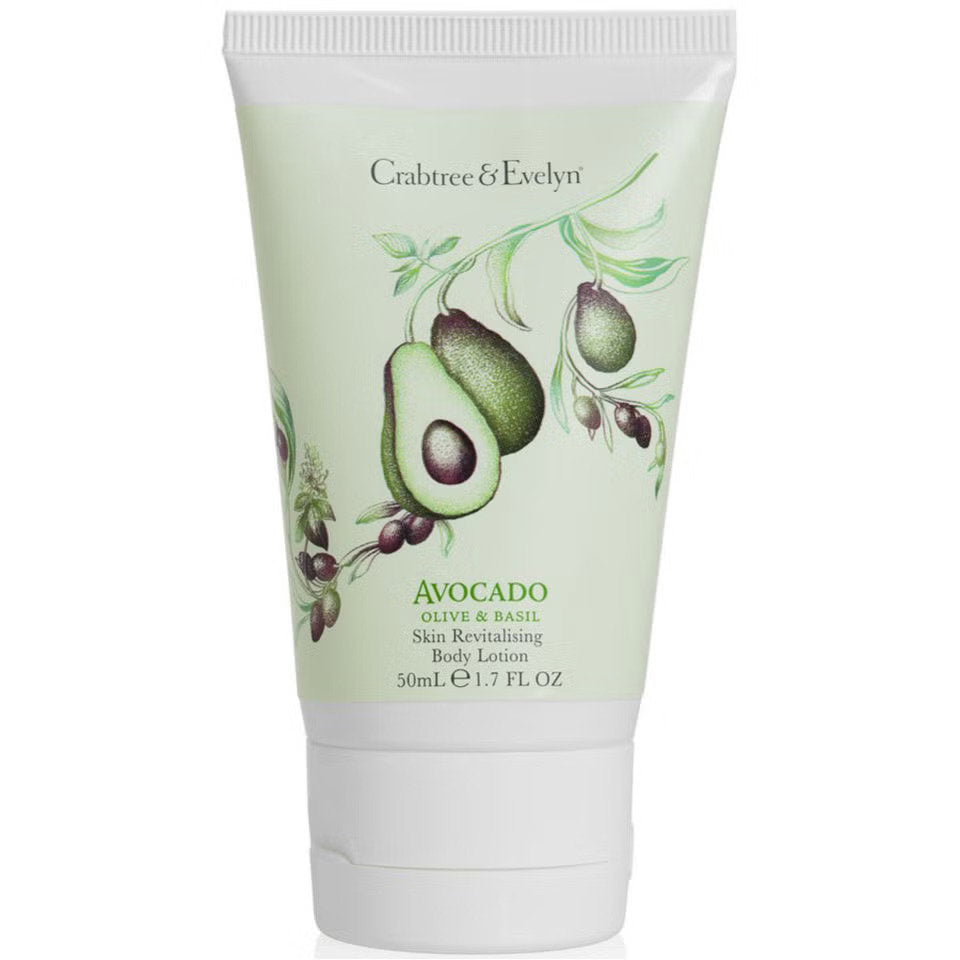 Crabtree & Evelyn Crabtree & Evelyn, Avocado Olive & Basil, Revitalisierung, Körperlotion, 50 ml Regular