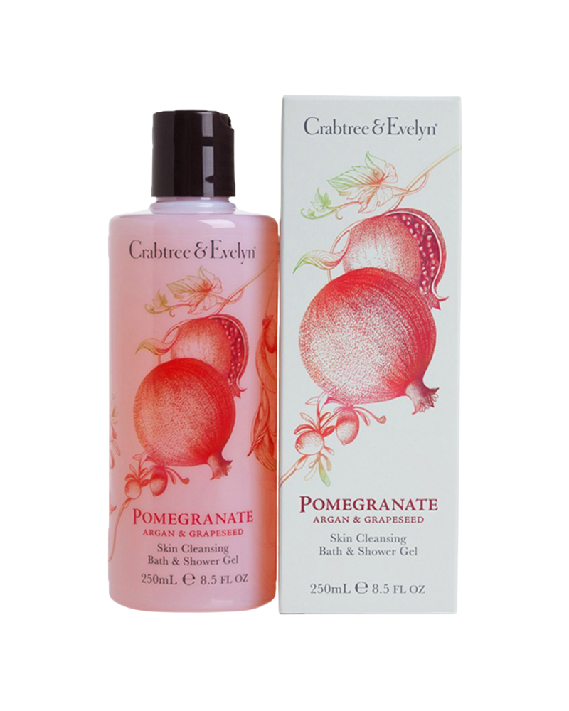 Crabtree & Evelyn Crabtree & Evelyn Pomegranate Argan Grapeseed Reinigung Duschgel 250 ml für alle Hauttypen