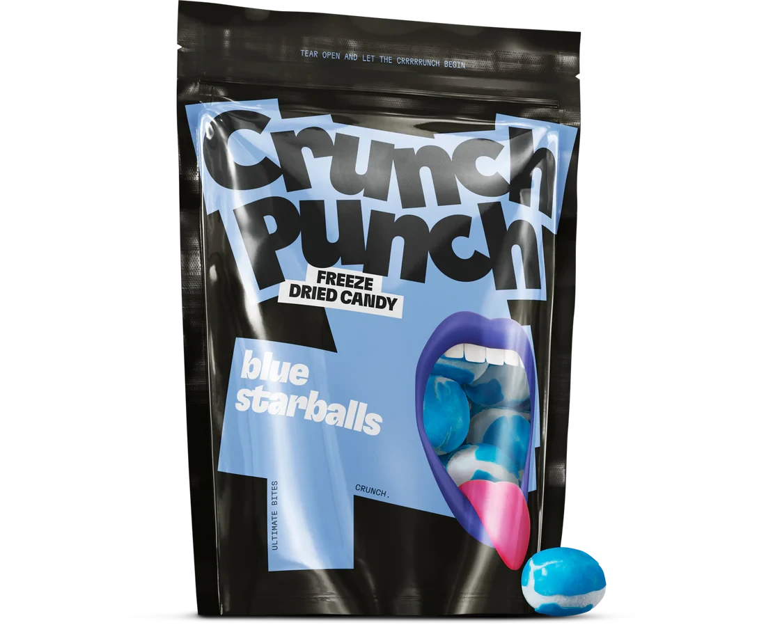 Crunch Punch Blue Starballs 50g - Candyshop.ch