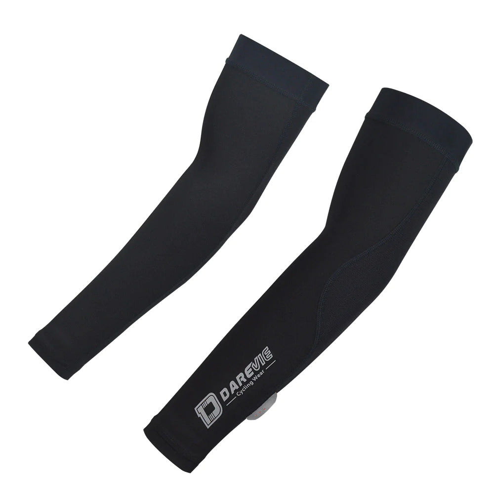 Darevie Darevie, Zum Radfahren, Darevie, Sport Frauen synthetischer Armwärmer, DVA006, Schwarz Regular