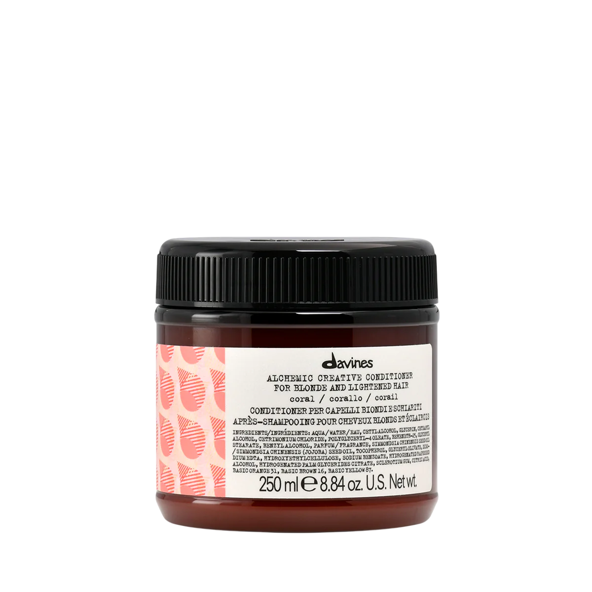 Davines Davines, Alchemic, Haarfarben-Conditioner, Coral, Steigert die Farbintensität, 250 ml Regular