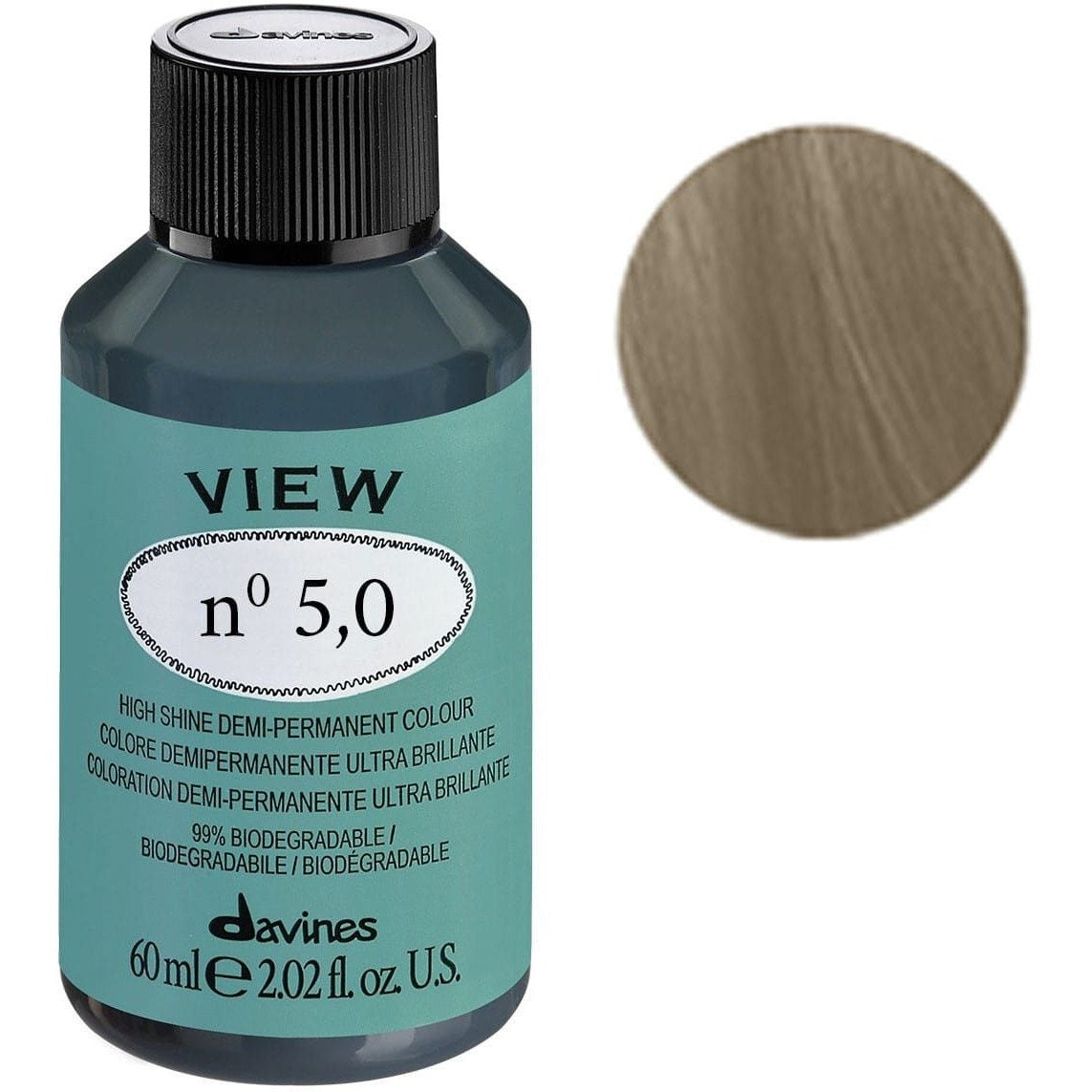 Davines Davines, View, Demi-permanente Haarfarbe, 5.0 , 60 ml Regular