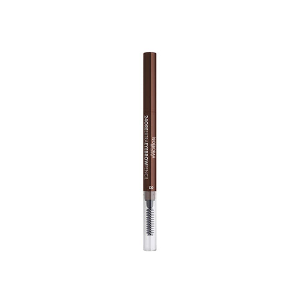 Deborah Deborah, 24 Ore Extra, Beidseitig, Augenbrauencreme-Stift & Bürste 2-in-1, 03, Dunkel Regular
