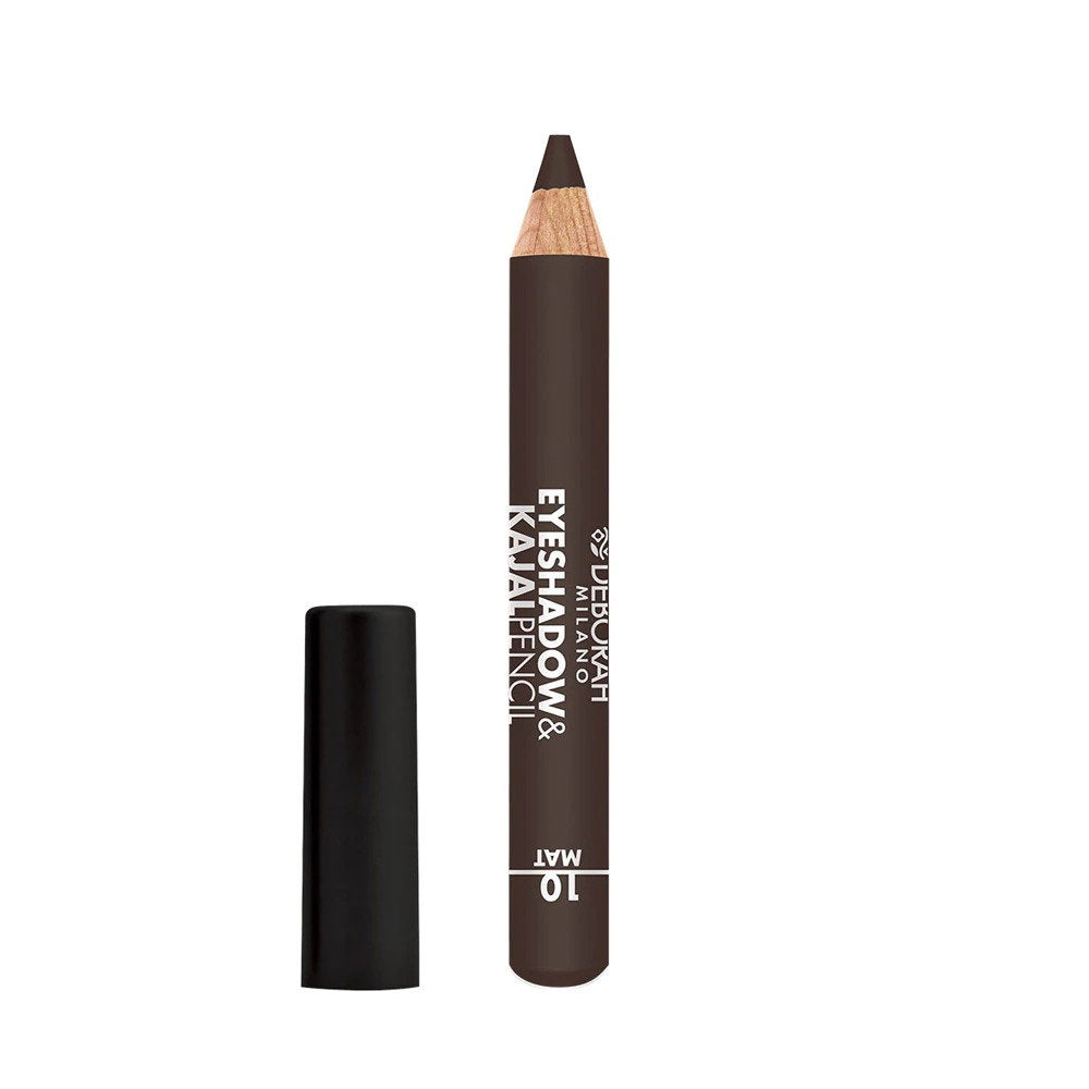 Deborah Deborah, Deborah, Mischen, Matt, Lidschatten & Kajal Eyeliner 2-in-1, 10, Braun, 2 g *Tester