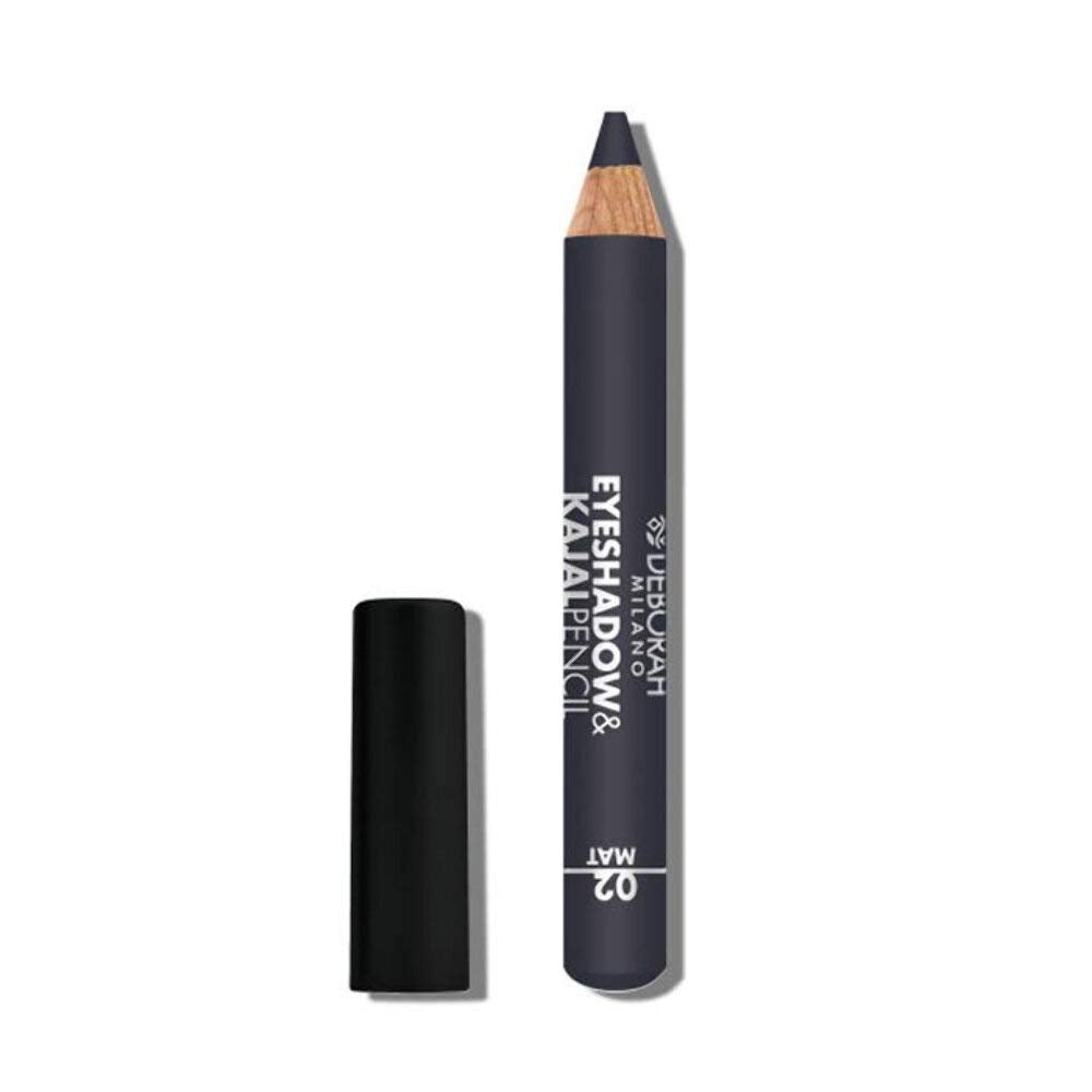 Deborah, Deborah, Mischen, Matt, Lidschatten & Kajal Eyeliner 2-in-1, 2, Grau, 2 g *Tester