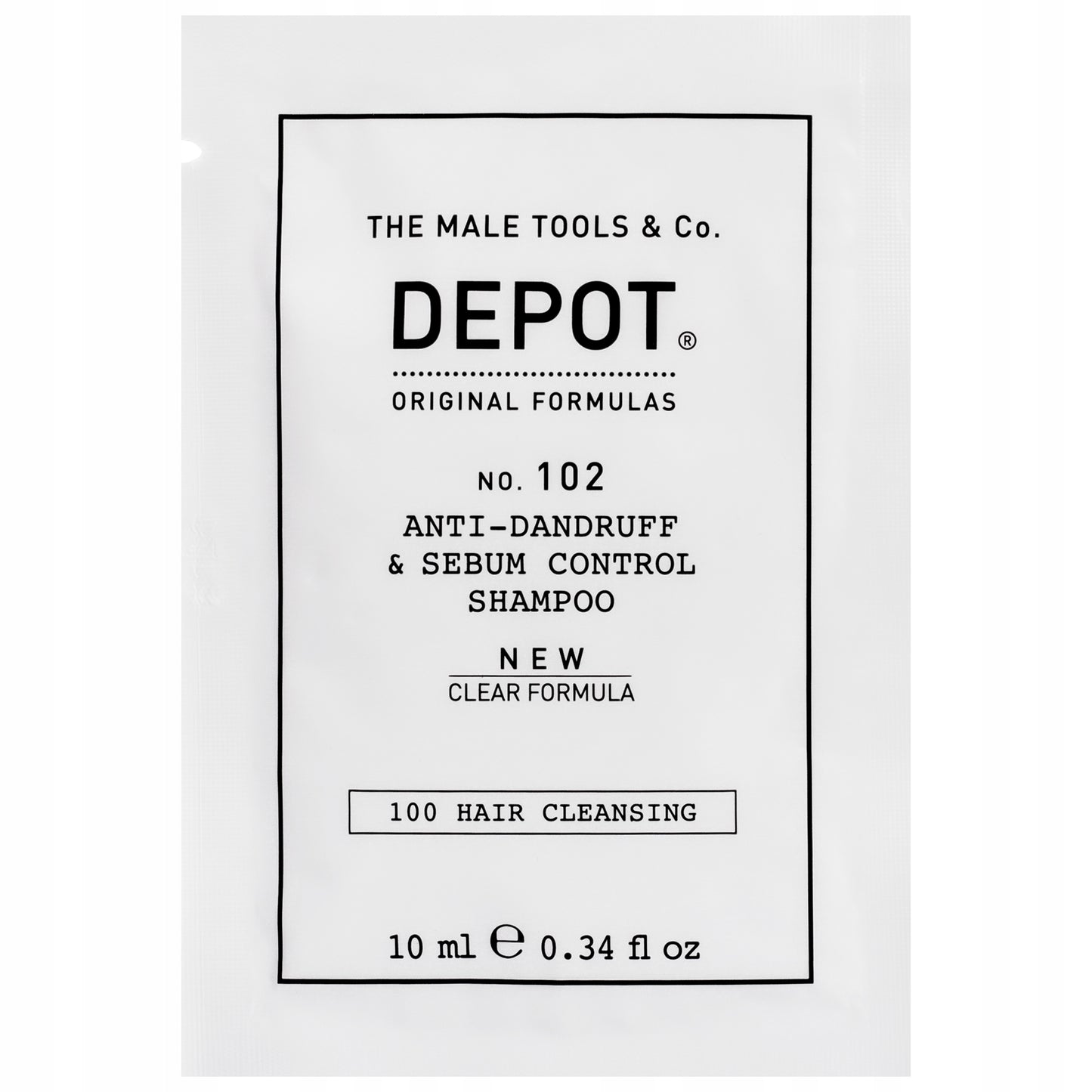 Depot Depot 100 Hair Cleansing No. 102 Clear Formula Haarshampoo 10 ml Anti-Schuppen