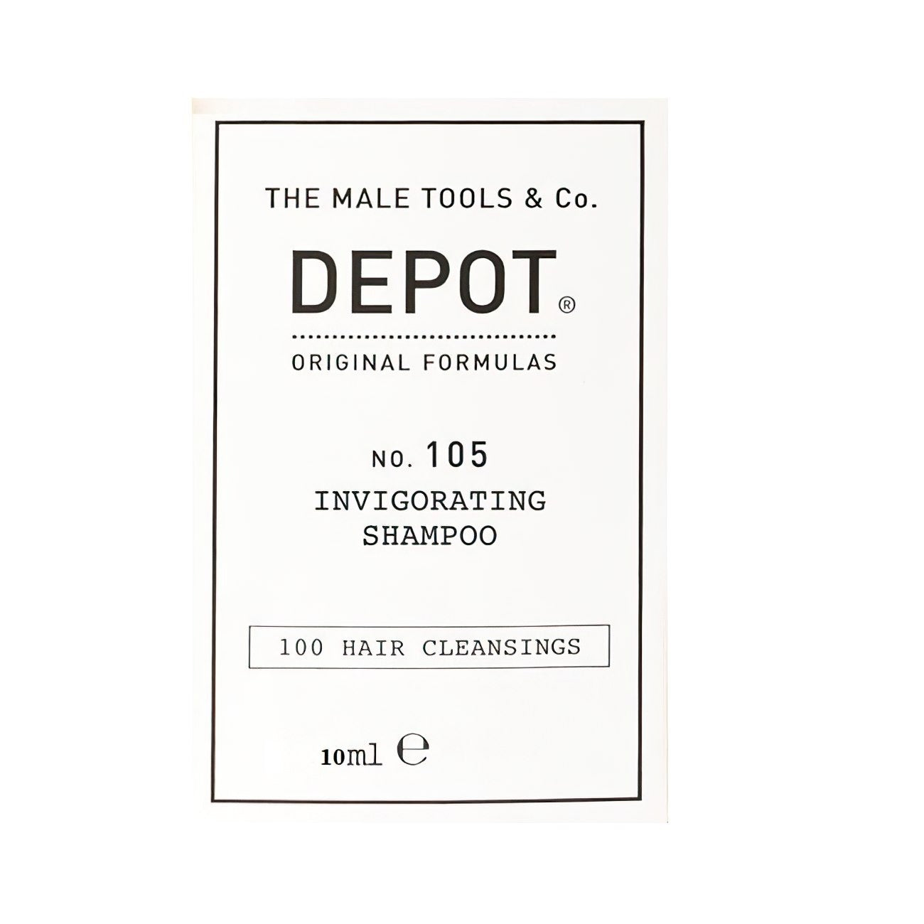 Depot Depot, 100 Hair Cleansing No. 105, Multivitamin-Komplex, Haarshampoo, Gegen Haarausfall, 10 ml Regular