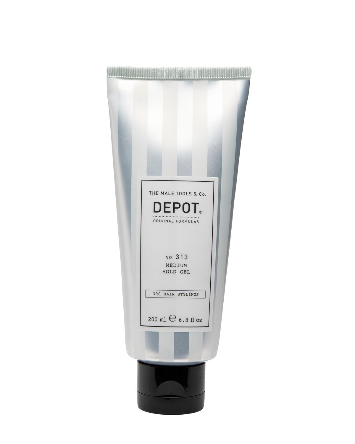 Depot Depot, 300 Hair Stylings No. 313, UV-Filter, Haarstyling-Gel, Definition und Kontrolle, Mittlerer Halt, 200 ml Regular