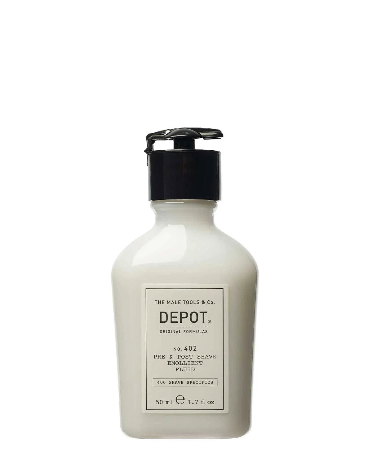 Depot Depot, 400 Shave Specifics No. 402, Ätherische Öle, Beruhigend, Vor- und Nachrasier-Fluid, 50 ml Regular