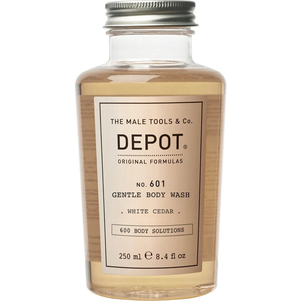 Depot Depot, 600 Body Solutions No. 601, Botanischer Komplex, Reinigung, Weißer Zeder, Duschgel, 250 ml Regular