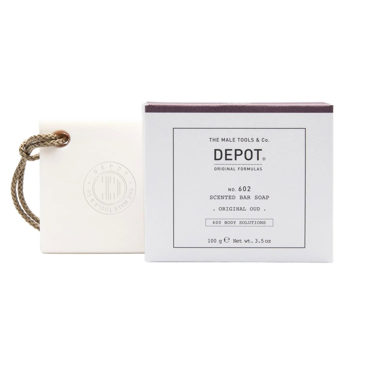 Depot Depot, 600 Body Solutions No. 602, Botanischer Komplex, Reinigung, Originaler Oud, Duftende Seife, 100 g Regular