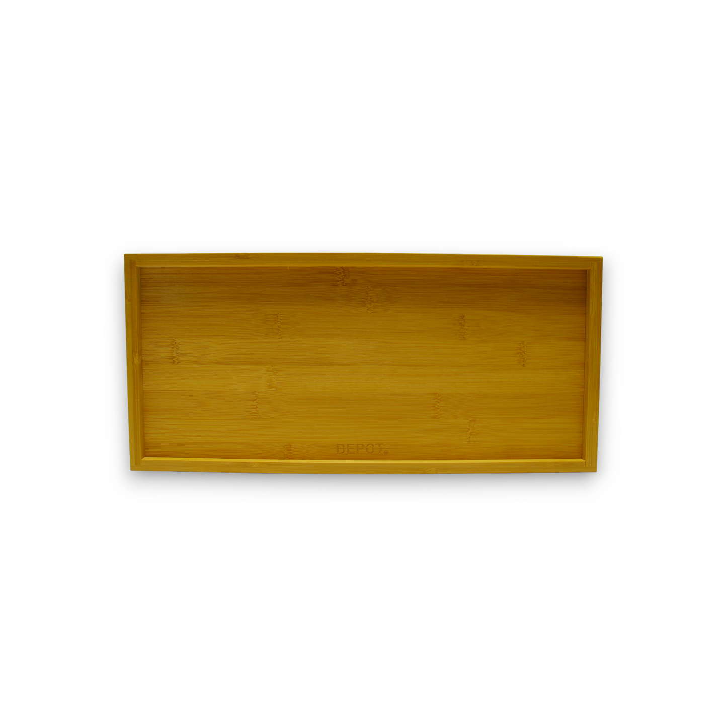 Depot Depot Holz-Display-Tablett Hellbraun 19,5 x 9,5 x 4 cm für Salonbedarf Haarpflege