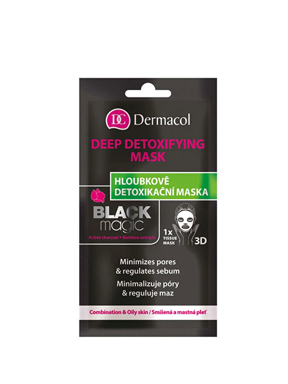 Dermacol Dermacol, Black Magic, Aktivkohle, Entgiftend, Gesichtsmaske, Für das Gesicht, 15 ml *Tester