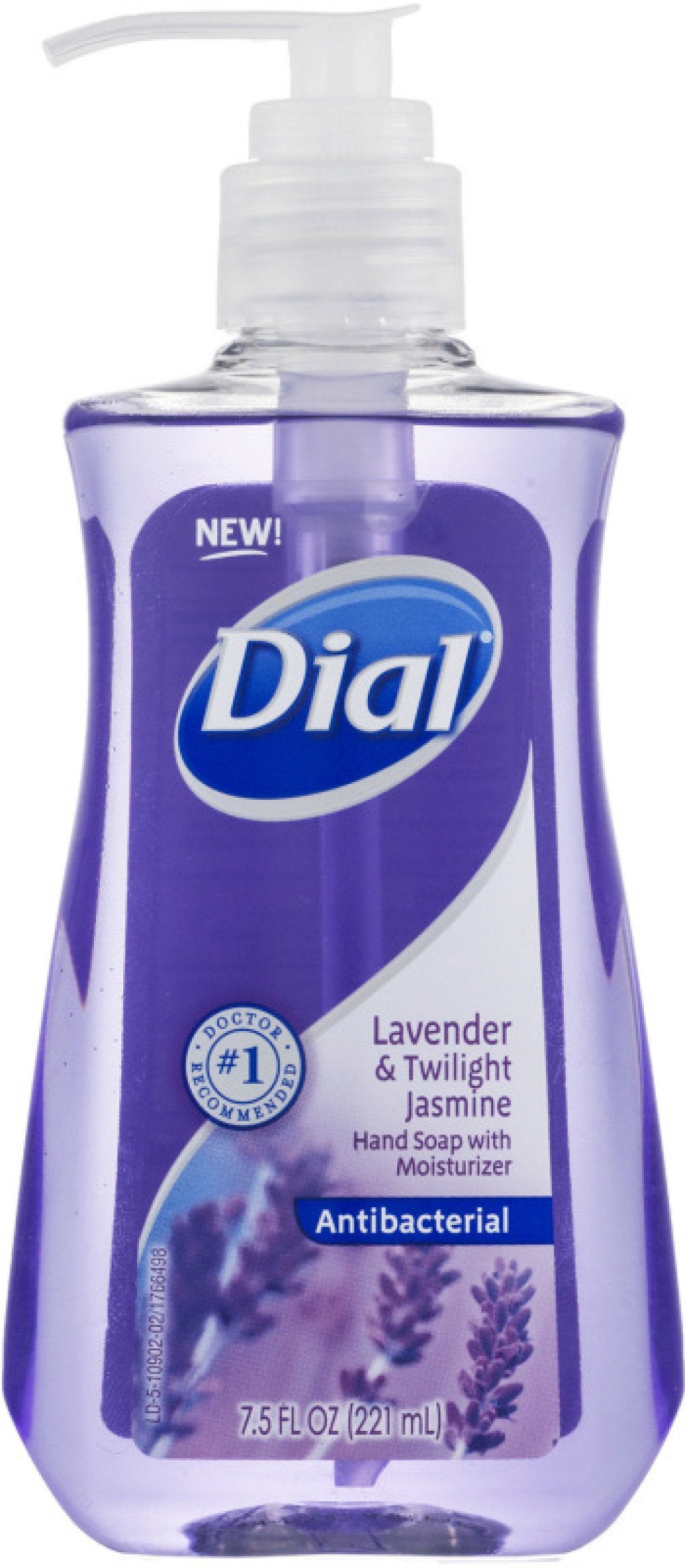 Dial Dial, Antibacterial, Lavendel & Dämmerungsjasmin, Flüssigseife, Für Hände, 221 ml Regular