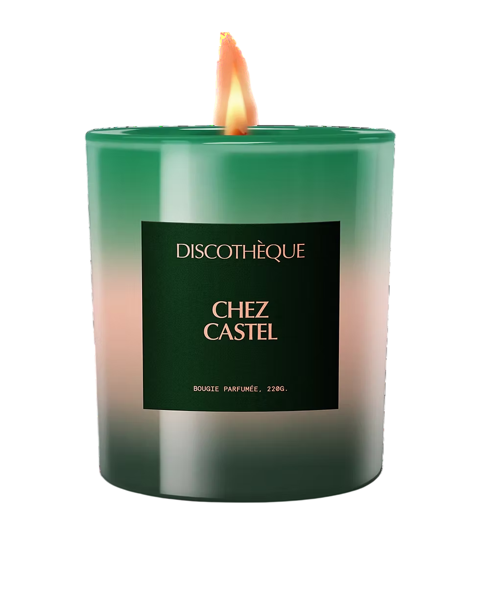 Discoteque Discoteque, Chez Castel, Duftkerze, 220 g Regular