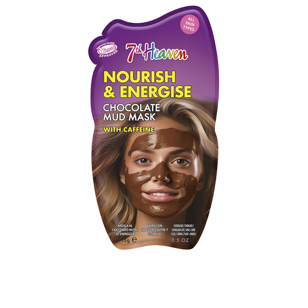 NOURISH & ENERGISE chocolate mud mask with caffeine 15 gr