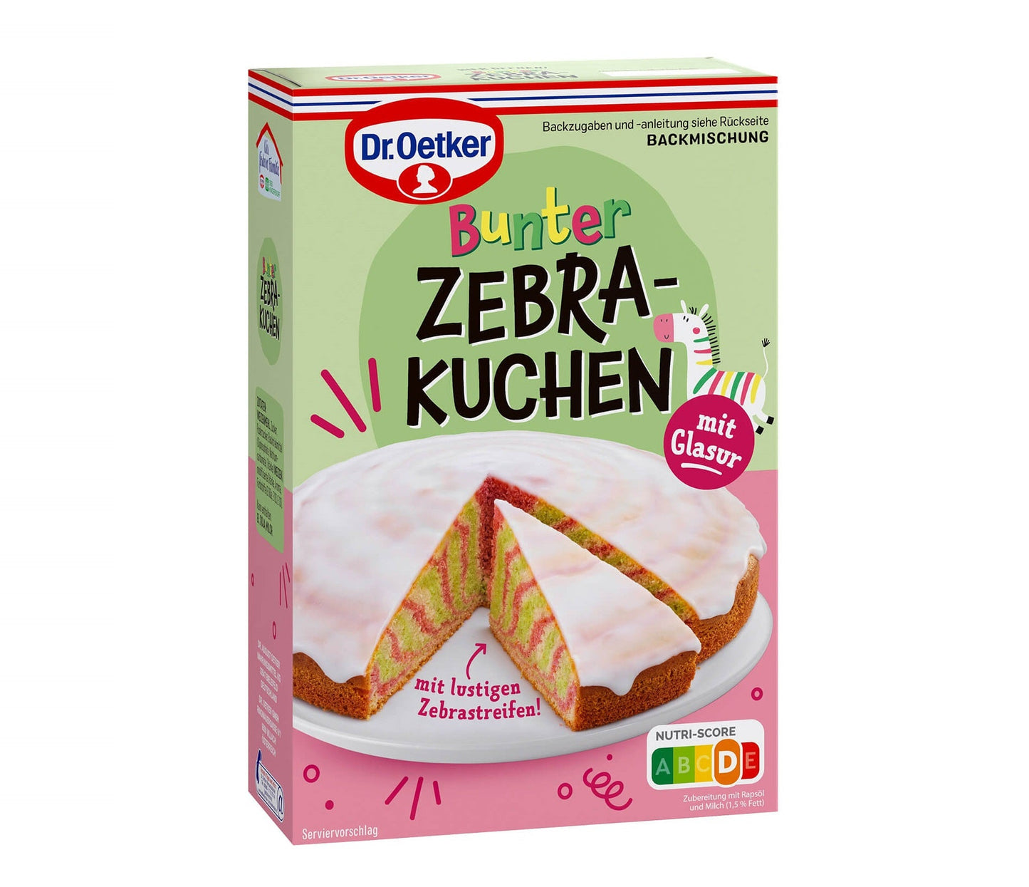 Dr. Oetker Backmischung Bunter Zebrakuchen - Candyshop.ch
