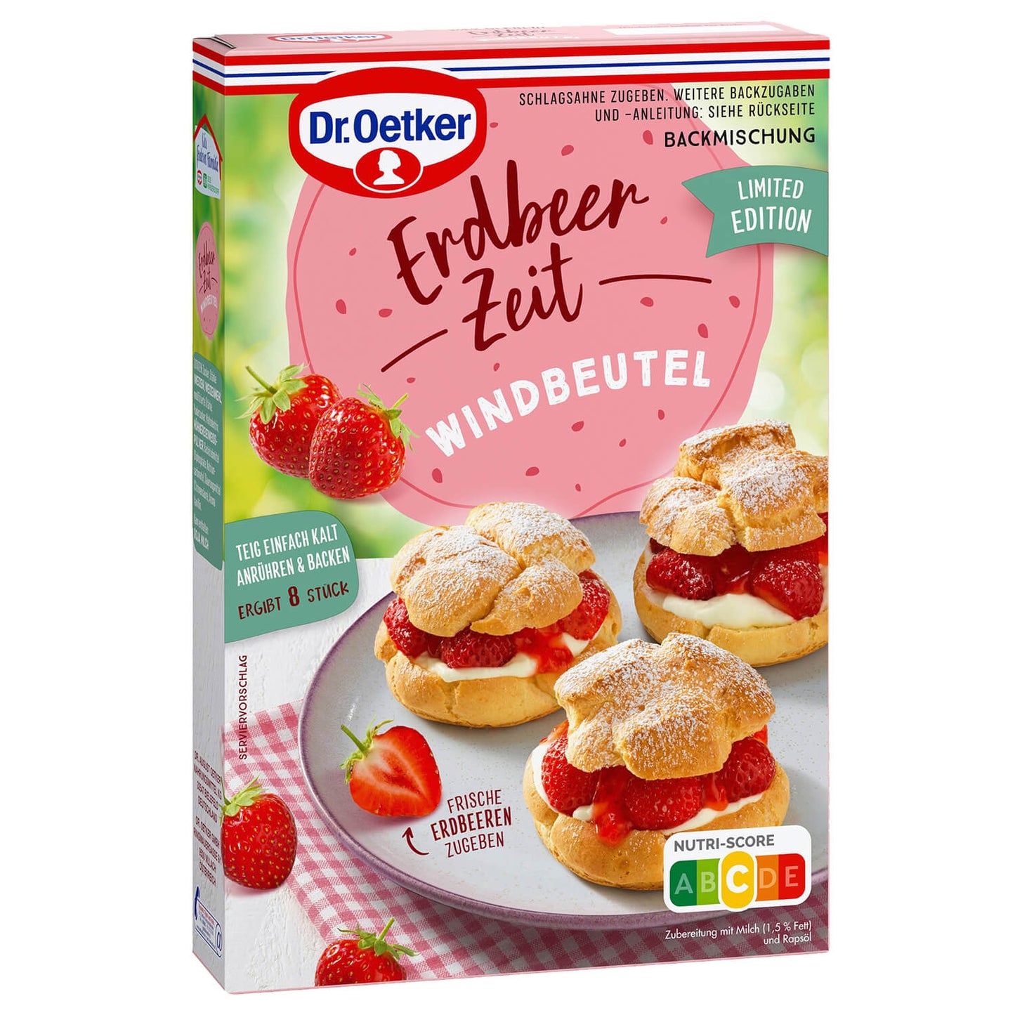 Dr Oetker Backmischung Erdbeer Zeit Windbeutel - Candyshop.ch