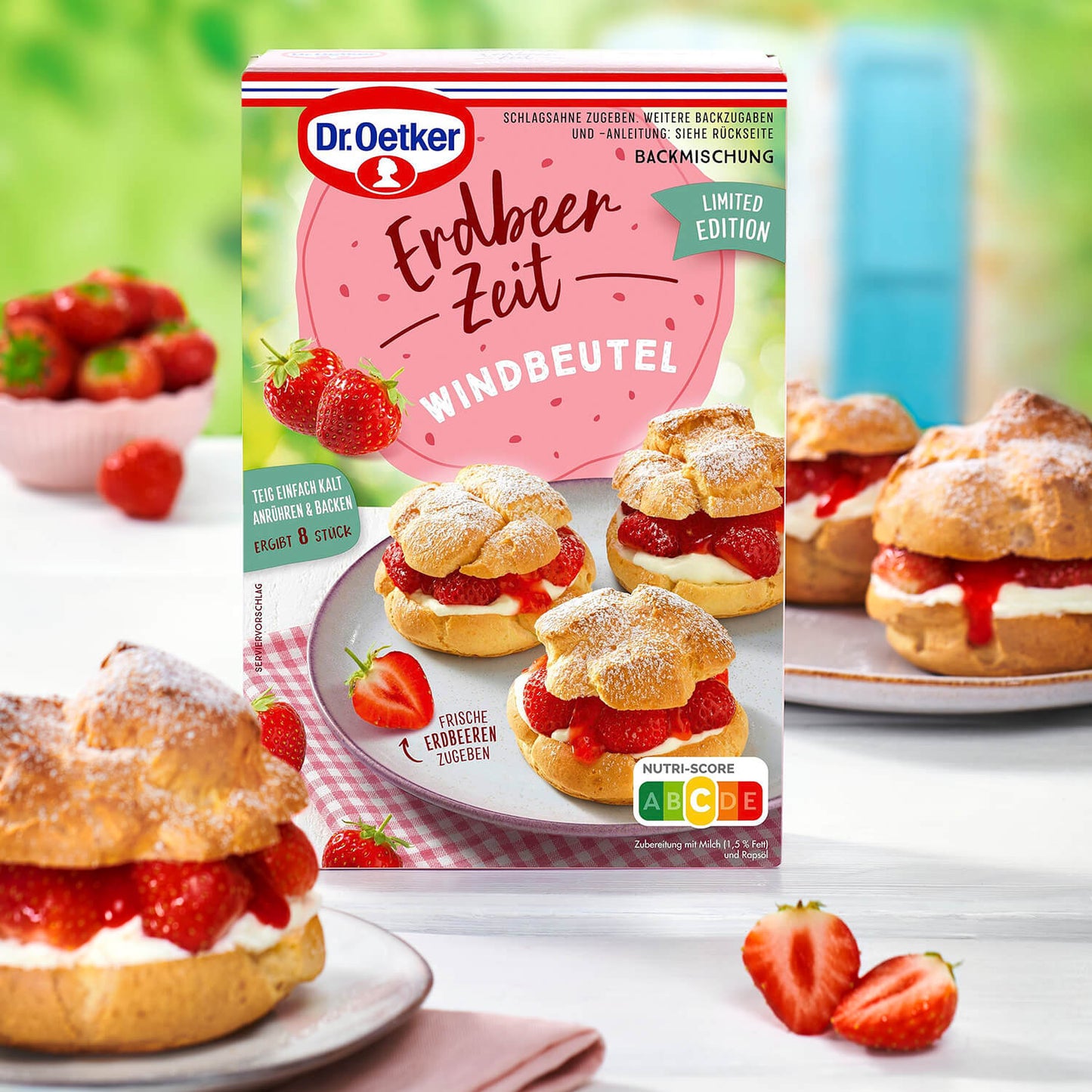 Dr Oetker Backmischung Erdbeer Zeit Windbeutel - Candyshop.ch
