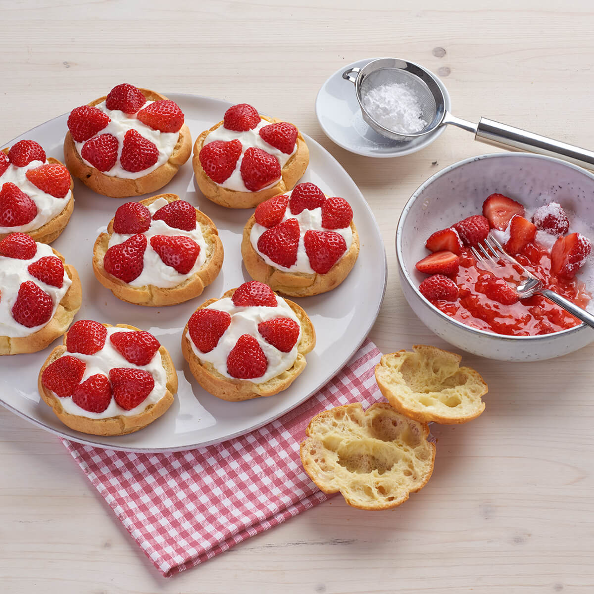 Dr Oetker Backmischung Erdbeer Zeit Windbeutel - Candyshop.ch