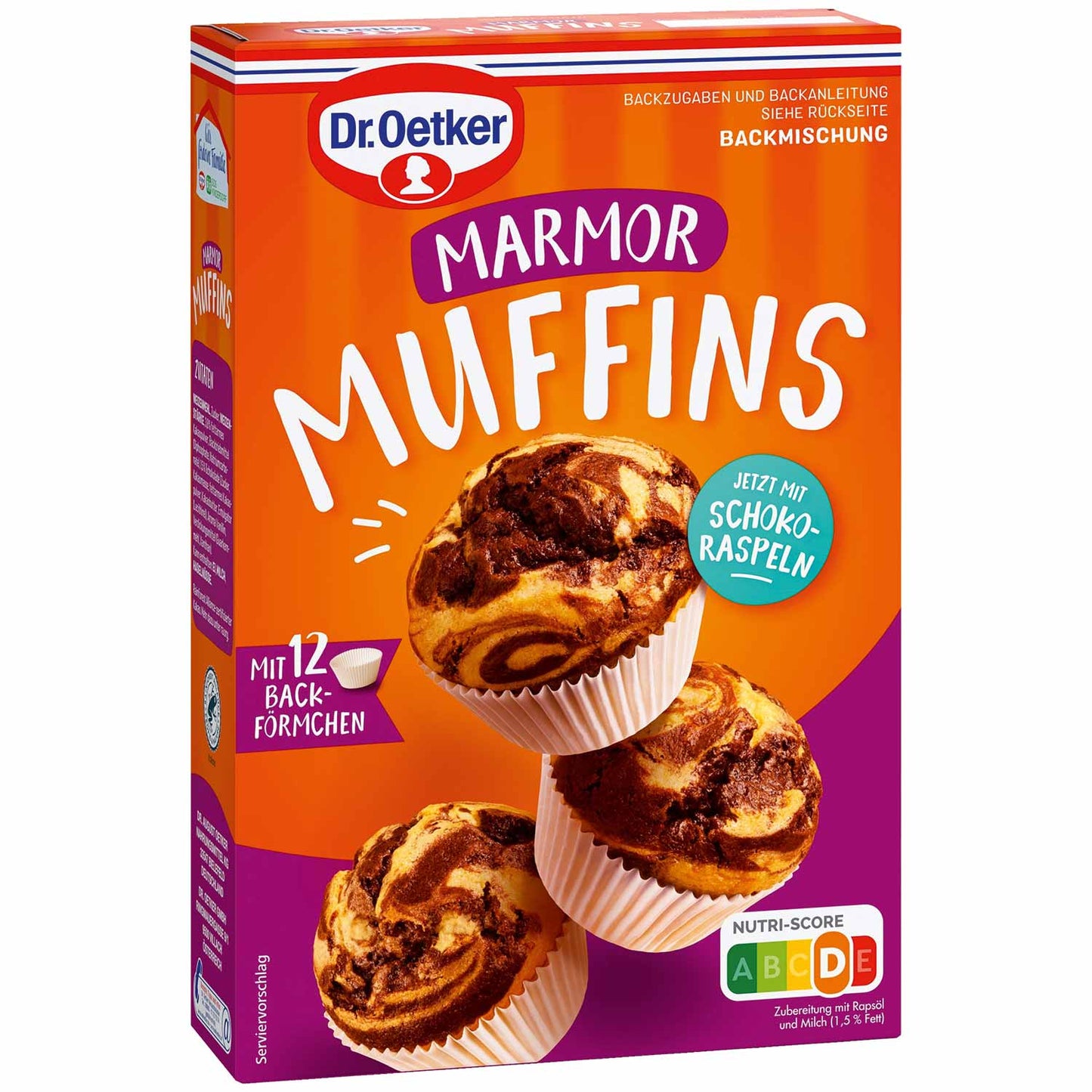 Dr. Oetker Backmischung Muffins Marmor 325g - Candyshop.ch